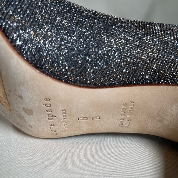 Kate Spade Shimmer Bow Heels - Picture 9 of 9